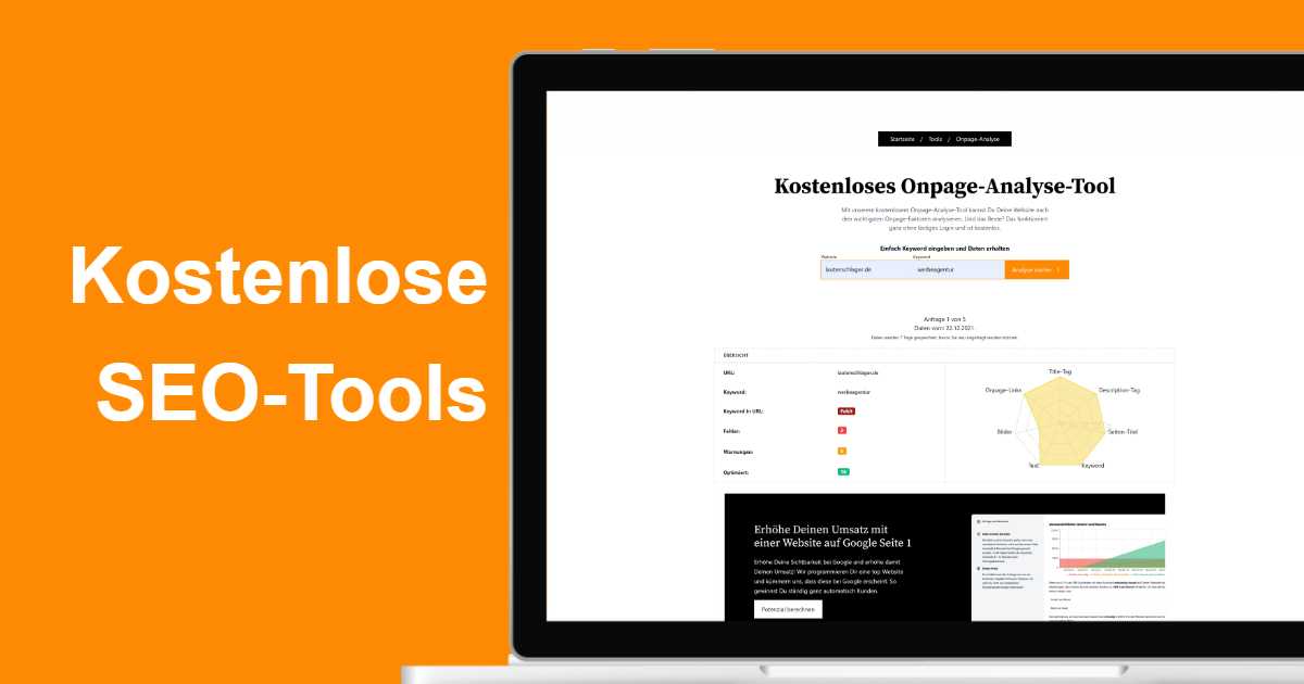 Neue kostenlose SEO-Tools auf unserer Website